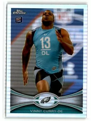 Vinny Curry Philadelphia Eagles 2012 Topps Chrome Refractors #131 • $1.63