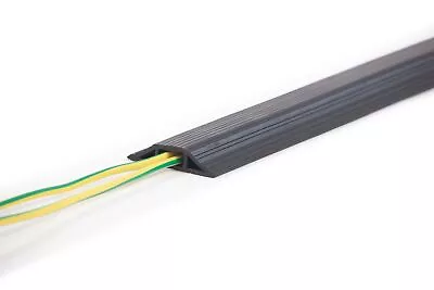 1m 2m 3m 4m 5m 9m Floor Cable Protector (Channel Size 20mm X 10mm) - Bla... • £13.80