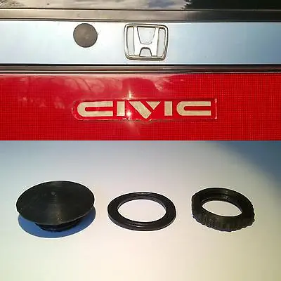 88-91 Honda Civic Hatch Rear Wiper Plug Cover Blank Delete Cap Hatchback Ef Si • $12.95