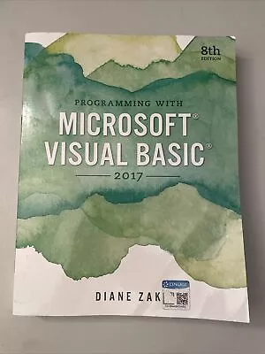 Programming With Microsoft Visual Basic 2017 - Paperback By Zak Diane  • $15