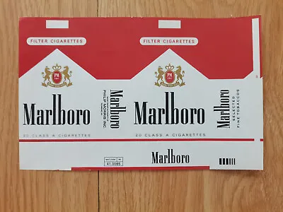 Opened Empty Cigarette Soft Pack--84 Mm-USA-Marlboro • $1.80