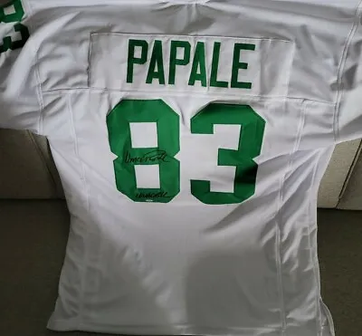 Vince Papale Signed Phi. Eagles  Invincible  White Jersey (schwartz Coa) Nfl • $69