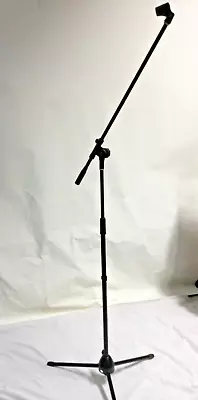 Microphone Boom Stand Mic Stand With Free Mic Clip - Black Tripod Stand • £15