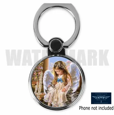 Angel Religious Custom Round Cell Mobile Phone Ring Holder Stand D2 Free Ship  • $16.74