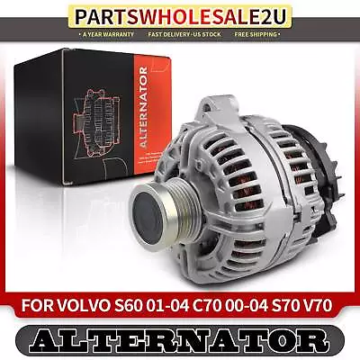 Alternator For Volvo S60 01-04 C70 00-04 S70 99-00 V70 99-04 120A 12V CW 6Groove • $145.99