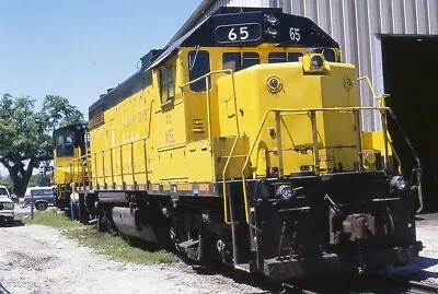 Railroad Slide - Mississippi Export #65 GP38 Locomotive Moss Point MS 2009 Train • $7