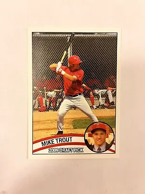 Mike Trout 2009 Draft Pick Rookie Card Hot Shot Prospects NICE • $3.99