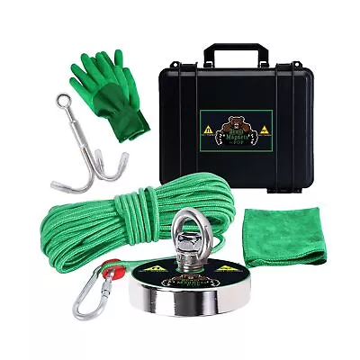 660LB’s Complete Starter Magnet Fishing Kit | Fishing Magnet Kit With Case • $58.88