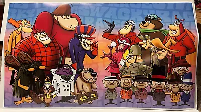 WACKY RACES POSTER 20  X 35  Hanna Barbera Penelope Pitstop Dastardly Muttley • $52.79