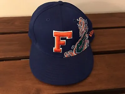 Embroidered Flat Brim UF Florida Gators Team SnapBack Cap Hat Used Rare • $1