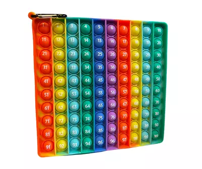 £9.45 • Buy Numeracy Pop It Fidget Number Square Popper 1- 100 Large Count Educational