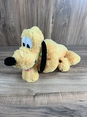 Disney Parks Mickey And Friends Pluto Dog Plush Stuffed Toy 12  Soft • $11.99