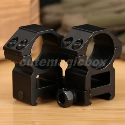 2PCS Quick Release 25.4mm 1  Inch Laser Scope Ring High Profile 21mm Rail Mount • $13.74