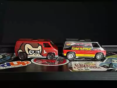 Hot Wheels Super Van Blister Pull Lot 2016 Donkey Kong And '70s Van Flying Custo • $25.50