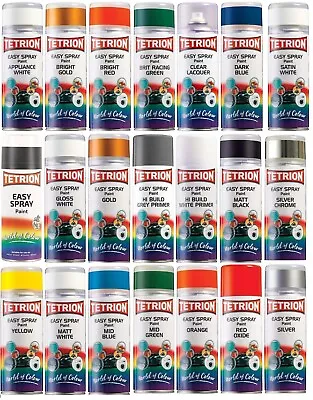 Multi Purpose Spray Paint 400ml For Wood Metal Ceramic Plastic Glass Paper MDF • £9.95