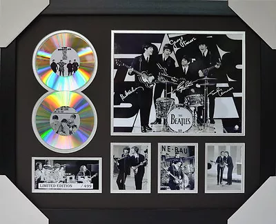 The Beatles Signed Memorabilia Framed 2 Cd Limited Edition V2 #d • $120