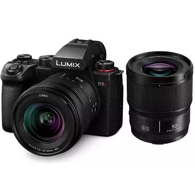Panasonic Lumix S5 II Mirrorless Camera With 20-60mm F/3.5-5.6  50mm F/1.8 Lens • $2745.98