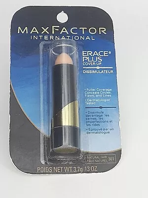 Max Factor Erace Plus Cover-Up Natural Fair # 301 • $60