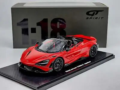 GT Spirit 2021 McLaren 765LT Spider Vermillon Red GT420 1:18 Scale - New • $275