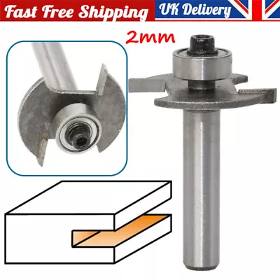 £6.44 • Buy 2mm Slot Cutter Bit For Knock On Furniture T Trim Router Campervan Motorhome UK