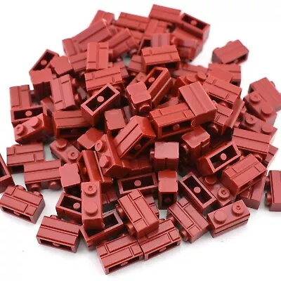 TCM BRICKS Dark Red 1x2 Brick Masonry Profile X50 Compatible Parts & Pieces • $11.98