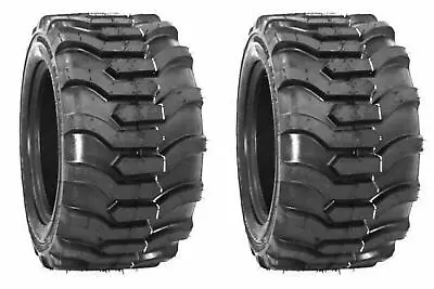 Two 18x8.50-8 Lug Traction Lawn Tractor Tires 18 8.50 8 R-4 Bar Skid Steer • $169.88