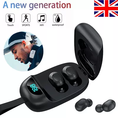 Bluetooth Earphones TWS Wireless Headphones Mini InEar Buds For IPhone Android • £9.89