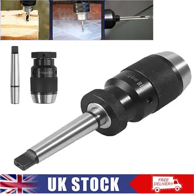 1-16MM Steel Lathe Drill Chuck Wrench/Keyless Self Tighten MT2-B18 Taper Arbor • £15.89