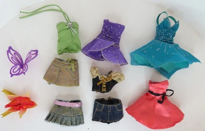 $14.50 • Buy Bratz Lot Mixed Doll Clothes & Accessories. MGA Skirts Tops Dresses