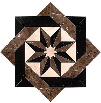 Floor Medallion Marble Mosaic 36”x36” • $739.99