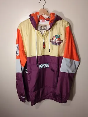 Brand New 1995 NBA All-Star Game Mitchell Ness Surprise Win Windbreaker Jacket • $59.46