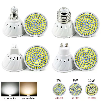 MR16 GU10 E27 E14 5W 8W 10W LED Bulb 220V Spots SMD COB Energy Saving Downlight • £2.99