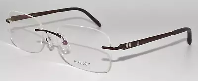 New Eyeglasses Marchon Airlock Love Unity 202 210 Satin Brown 54-18-140 Men • $19.99