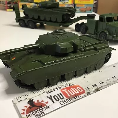 Vtg Dinky Super Toys Military Green #651 Centurion Armored Tank 1/43 England • $4.25