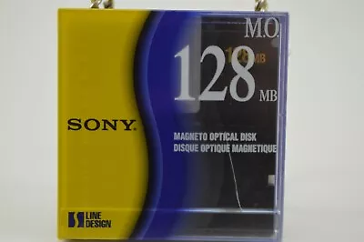 Sony 128MB Magneto Optical (MO) Rewritable Disk - 1 Disk - NEW • $10.50