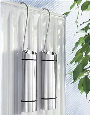 Ashley Housewares Bath Radiator Hanging Humidifier Stainless Steel Set Of 2 • £9.37