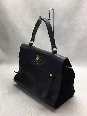 YVES SAINT LAURENT YSL Muse TWO Shoulder Tote Bag Handbag Leather Black Women's • $475