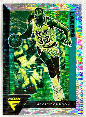 2020-21 Panini Flux Magic Johnson Silver Pulsar Prizm Card SP Los Angeles Lakers • $1.99
