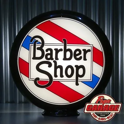 Barber Shop Pole Advertising Globe -  Made By Pogo's Garage • $179