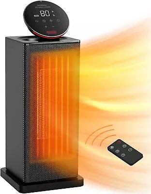 1500W Space Heater Electric Oscillating ECO Thermostat For Room With Remote • $64.99