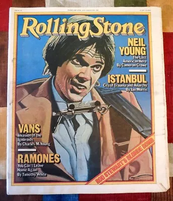 Vintage Rolling Stone Magazine-Feb. 1979 #284-Neil Young-Ramones-Rod Stewart • $19.95