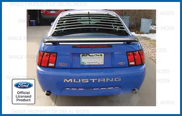 1999 - 2004 Mustang Rear Bumper Insert Decals Stickers Letters 00 01 02 03 • $16.88
