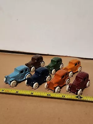 Set Of 7 Vintage Cast Metal Toy Cars • $13.50