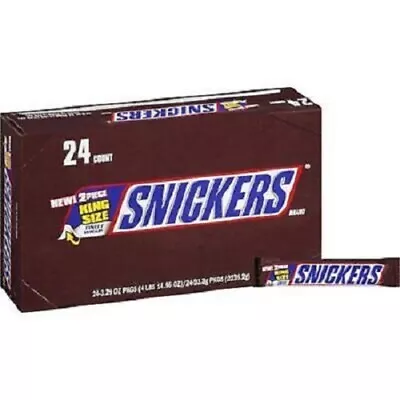 Snickers King Size Chocolate  24 Count • $53.90