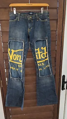 Von Dutch Jeans Vintage Size 26 Owned Actress Tanya Roberts Charlie's Angels 007 • $90