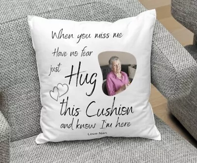 £12.99 • Buy Personalised Memorial Keepsake Cushion Of A Loved One, Someone In Heaven, Cuddle