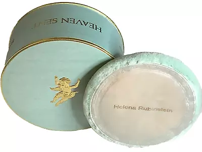 HEAVEN SENT DUSTING POWDER HELENA RUBINSTEIN 5 OZ & PUFF Vintage SEALED MINT NOS • $49