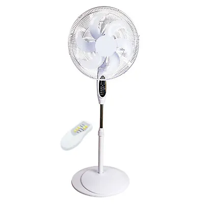 £49.99 • Buy Floor Pedestal Fan 16  Inch Cooling Oscillating 3 Speed Timer Remote Control