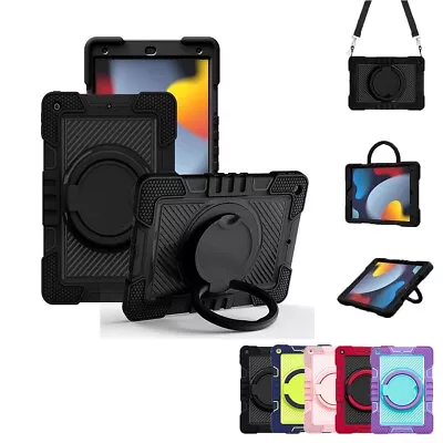 For IPad 10.2  9th 8th 7th Gen Case Shockproof Cover Armor Stand Hand Strap UK • £6.59