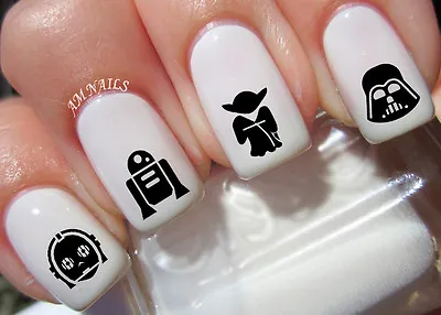 Star Wars Nail Art Stickers Transfers Decals Set Of 78 - A1240 • $4.50